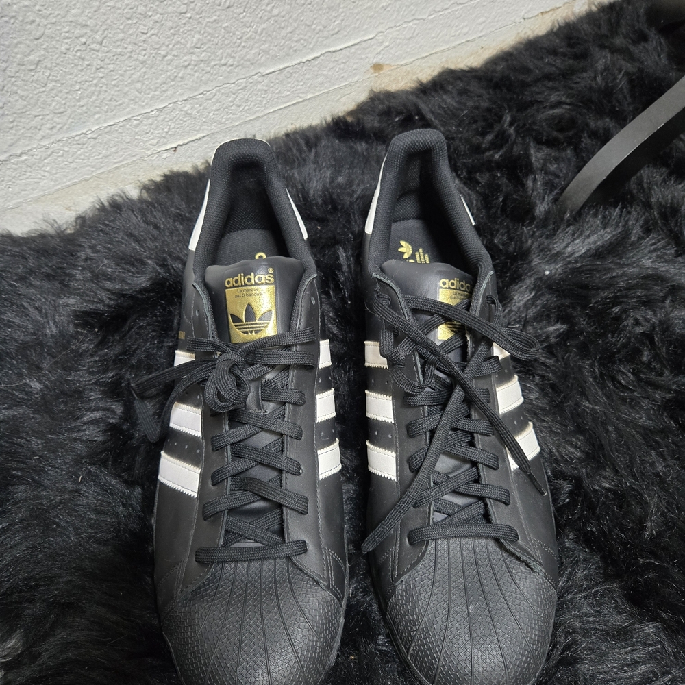 Adidas Black and White Sneakers